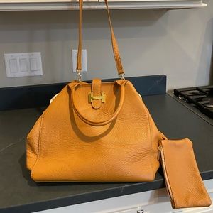 Leather handbag from Rome